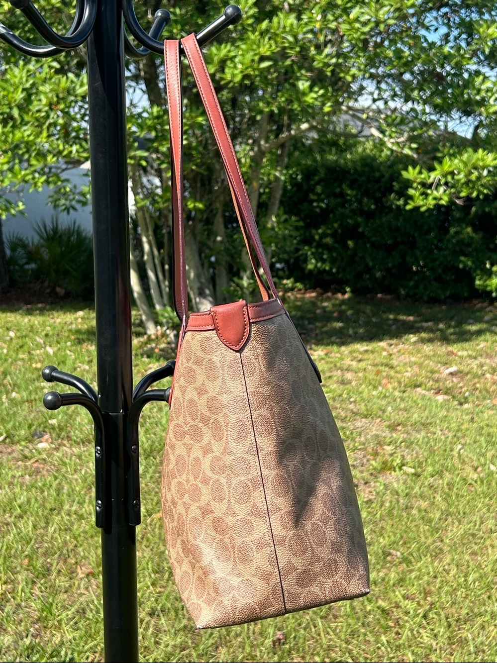 Coach signature top zip tote bag - Picture 10 of 16